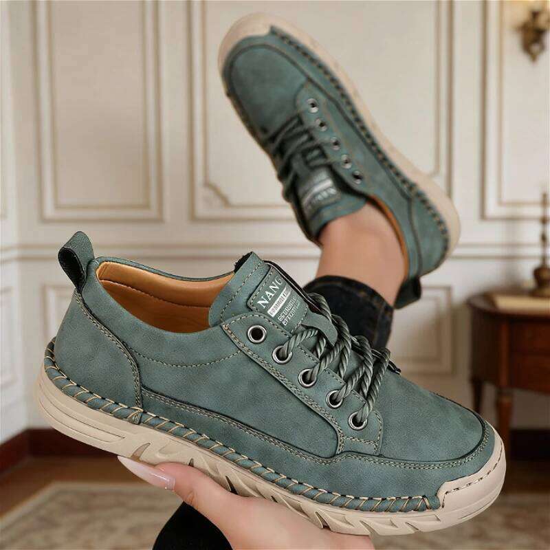 Trendy Women's Red Flat Durable Wear-resistant Fashionable Slip-on Casual Shoes Lightweight Spring Autumn Couple Loafers