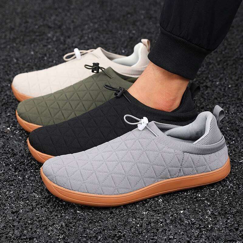 Men's Toe Box Shoes Minimalist Breatha Barefoot Casual Versatile Soft Sole Wide Last Shoe Lightweight Walking Sneakers