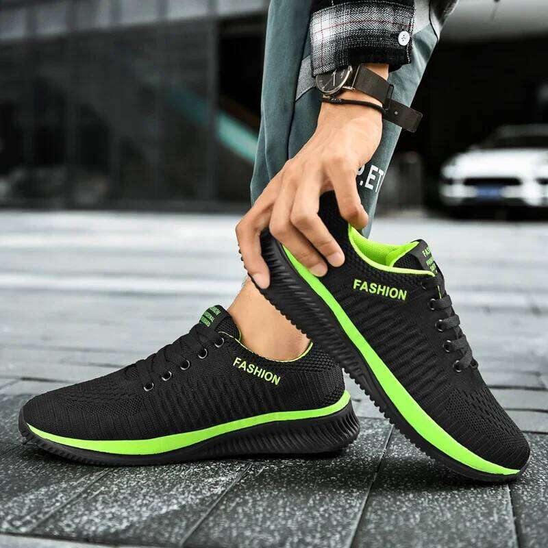 Sneakers Knit Running Walking for Breathable Casual Footwear Fashion High Quality Athletic Gym Lightweight Men Shoes
