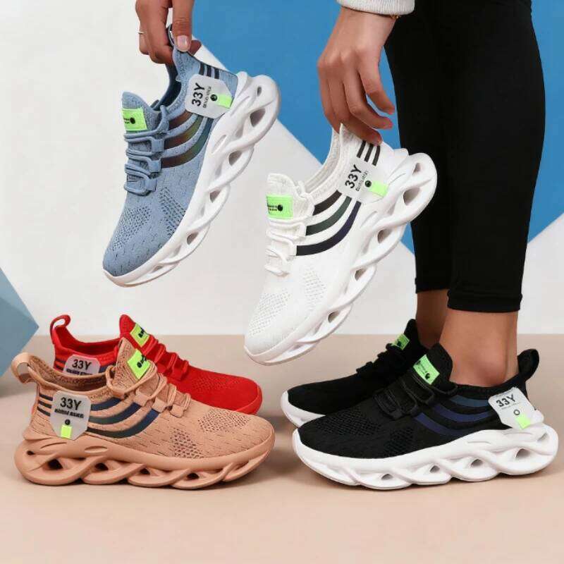 Men's Women's Red Running Shoe Lightweight Breathable Mesh Fashion Casual Sneakers Gym Training Walking Tenis Masculino