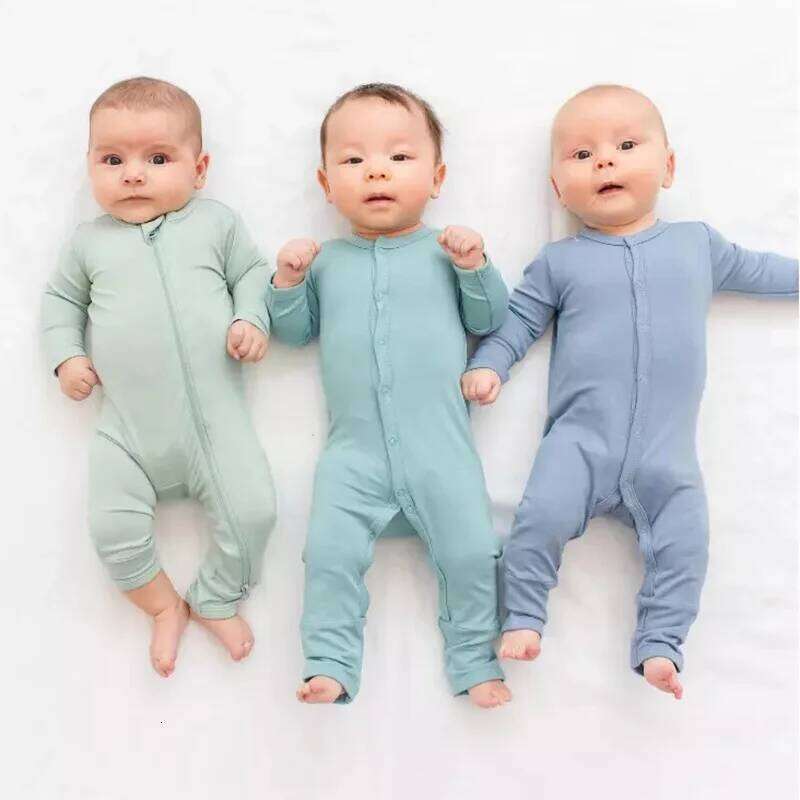 Baby Jumpsuit For Bamboo Clothes Boys Overalls Children Romper Spring Newborn 0 To 12 18 24 Months Girls Costume Bodysuits 26Y0224
