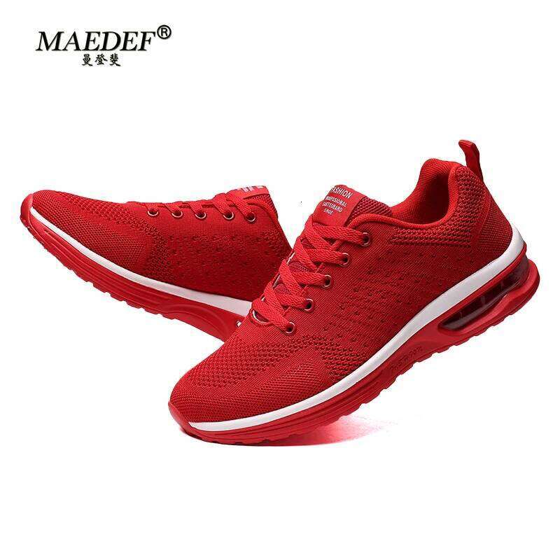 MAEDEF Sneakers Running Breathable Women Lightweight Air Cushion Trainers Durable Fashion Sports Shoes for Men
