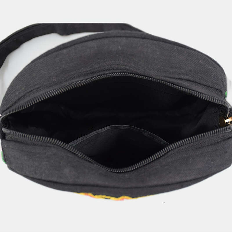 Ladies Foreign Trade Small Hanfu Embroidered Crossbody Bag, Ethnic Style Round Mobile Phone Coin Purse Key Bag Evergwish