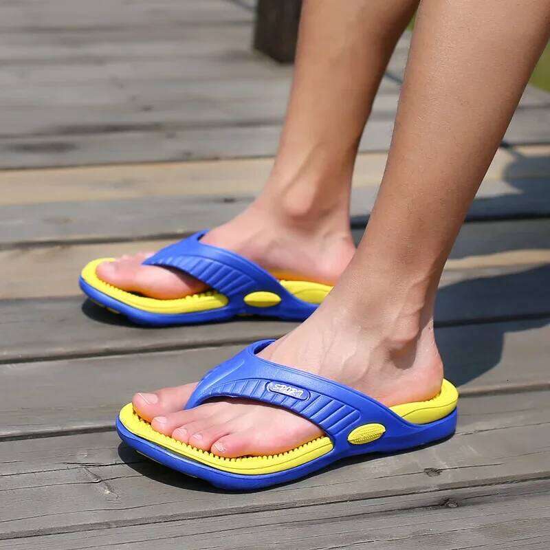 MAEDEF for Summer Beach Shoes Sandals Mens Luxury Flip Flops Breathable Plus Big Size Men Slippers 47