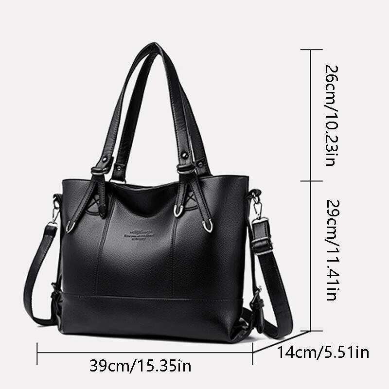 Designer Clothes High Capacity Style Tote Bags For Women PU Leather Single Shoulder Underarm Bag Luxury Designer Handbags Travel Expanding Wallet GLAM