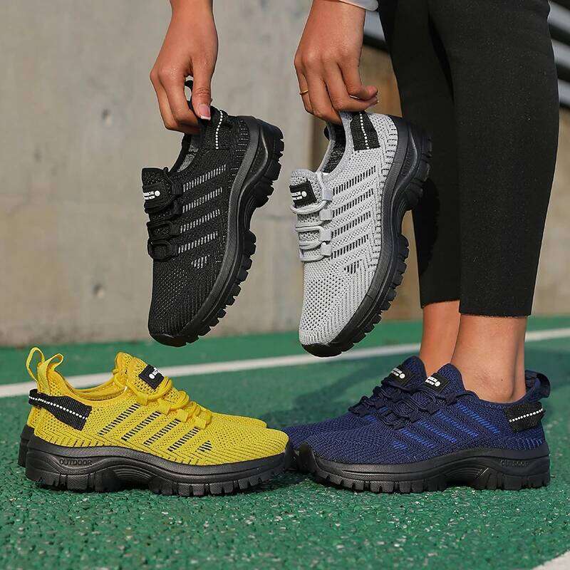 Women's Casual Running Breathable Mesh Outdoor Tennis Gym Training Lightweight Comfortable Sports Walking Shoes