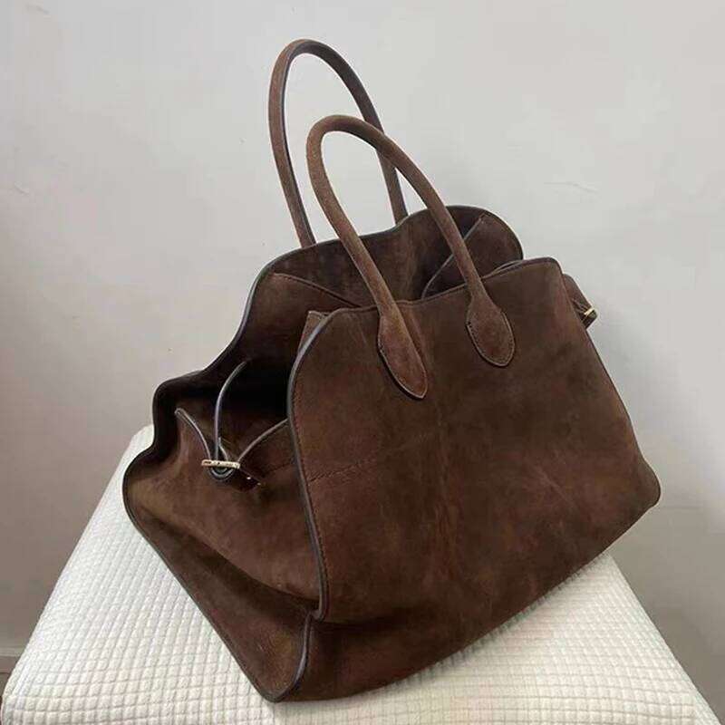 2024 New Autumn/winter High-grade Niche Design Large Capacity Retro Commuter Handbag Tote Bag Ladies Z260224