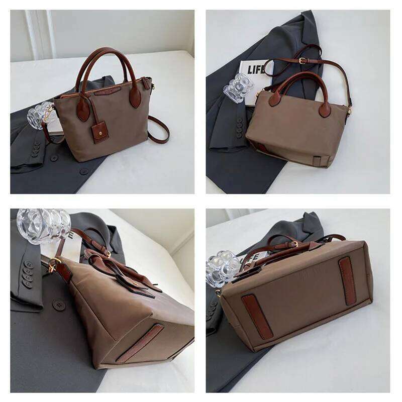 Fashion Casual Tote Waterproof Nylon Shoulder Commuting Handbag Crossbody Large Capacity Women'S Bag Z260224