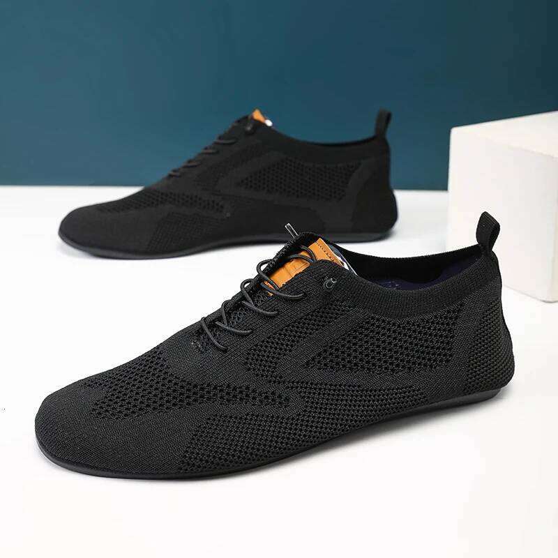 MAEDEF Mens Mesh Flats Fashion High Quality Walking Men Breathable Indoor Home Slippers Non Slip Casual Men's Shoes