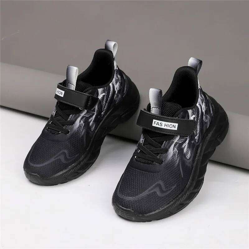 New Autumn Children Mesh Breathable Teenager Kid's Sneakers Boy's Girl's Running Trend Fashion Sport Shoes 26W0224
