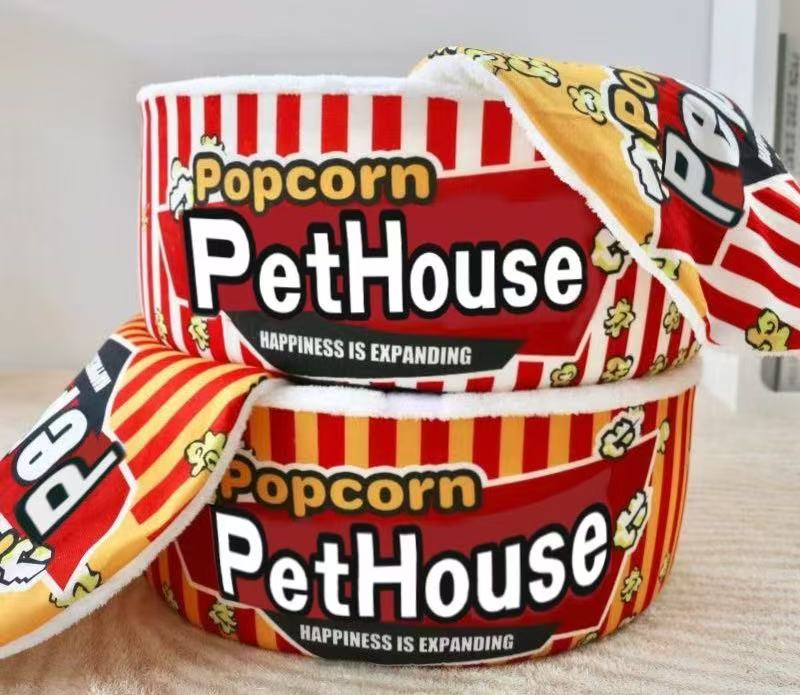 Cat nest winter warm Internet celebrity popcorn cat nest yurt removable instant noodle bucket nest cat nest antifreeze warm