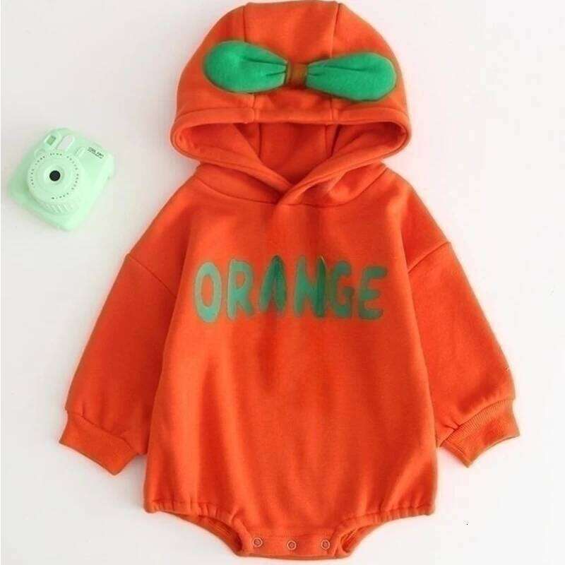 Cherry Autumn Red Romper Fruit Crawling Suit Bodysuit Newborn Baby Clothes 26Y0224