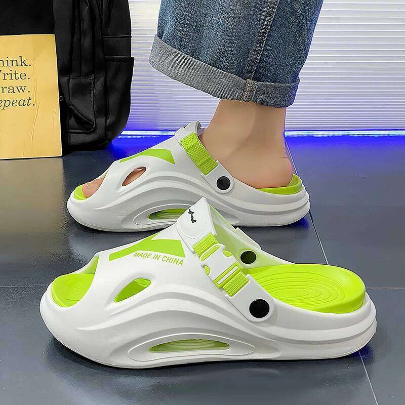 Slippers Summer Outdoor Wear 2025 New Indoor Home Bathroom Anti Slip Odor EVA Thick Bottom Cool Mop Men's Style Sandals