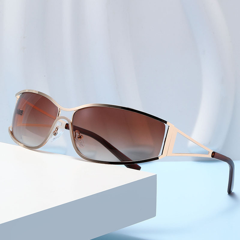 Cool irregular Sunglasses European And American Y2k Hollow Sunglasses New Retro Personality Street Fashion