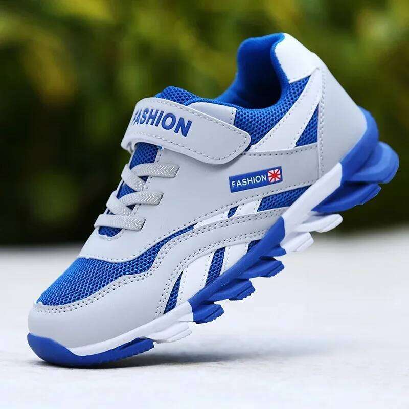 Childrens Running Trendy Design Casual Sneakers Mesh Breathable Sports Comfortable Tennis Shoes for Boys 26W0224