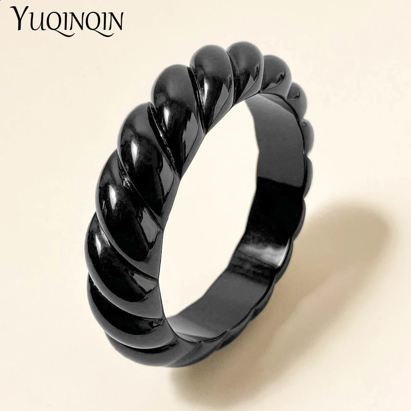 Trendy Fashion Resin Cuff Screw Bracelets Bangles for Women Vintage Charm Geometric Blue Bracelet Girls Jewelry Female 260120