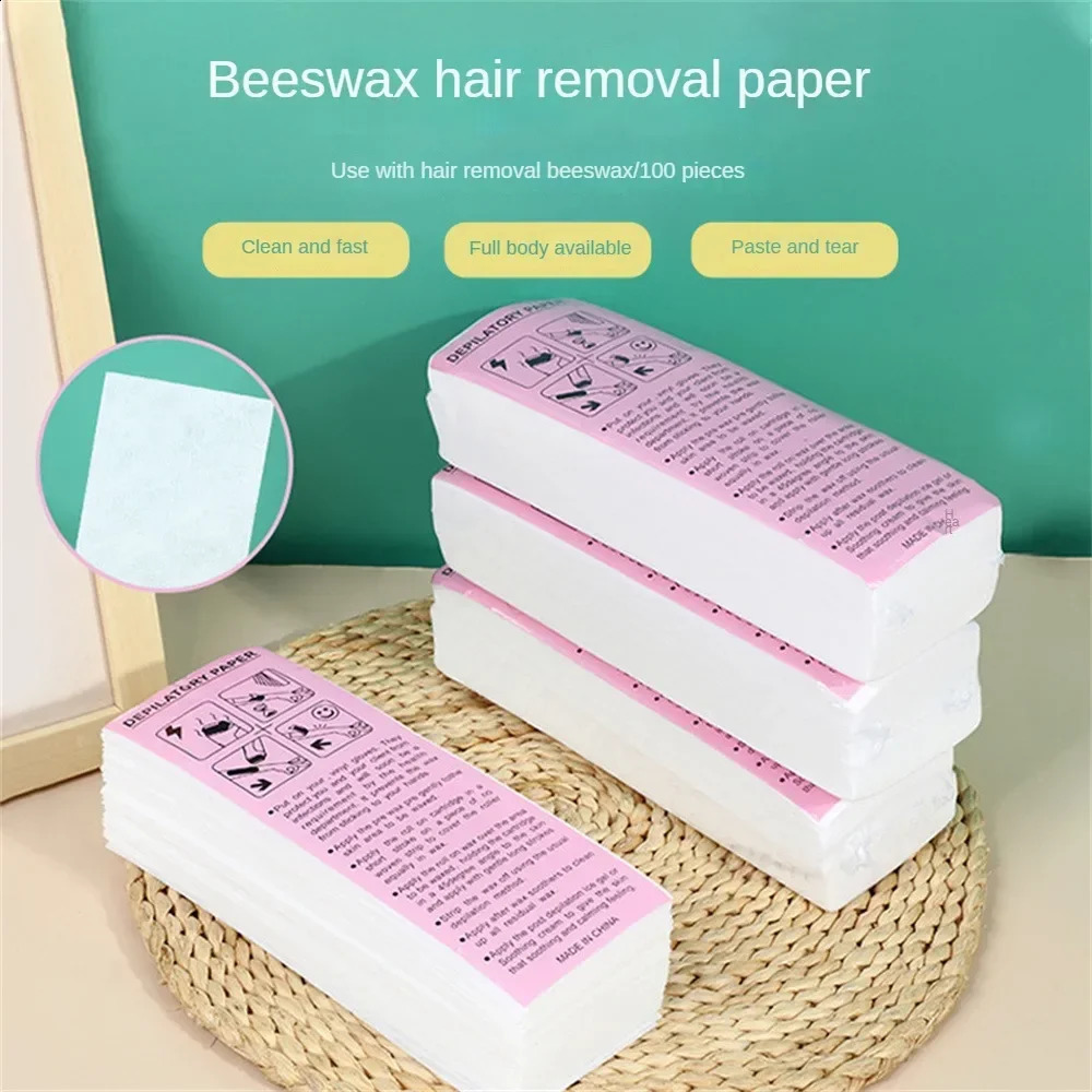 Wax Papers High Quality Non-woven Fabric Waxing Strips Tool For Leg Hairs Removal 20PCS/50PCS/100PCS 260126