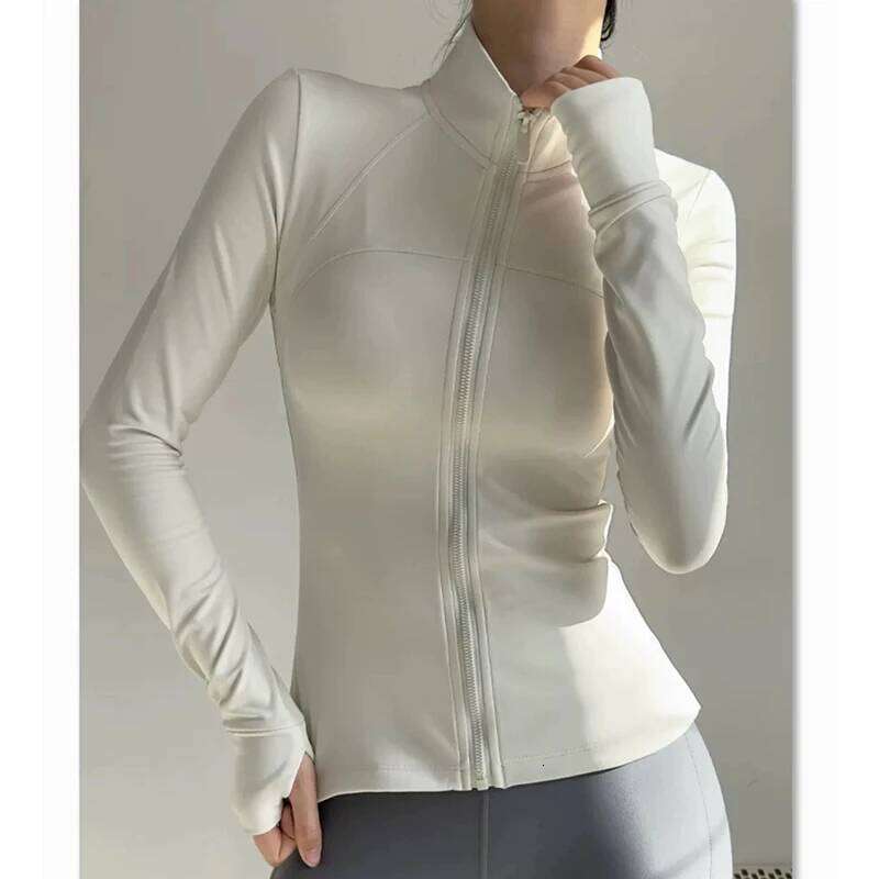 Women's High-End Yoga Fitness Suit Standing Collar Long-Sleeved Sports for Active Wear And Exercise 26Y0224