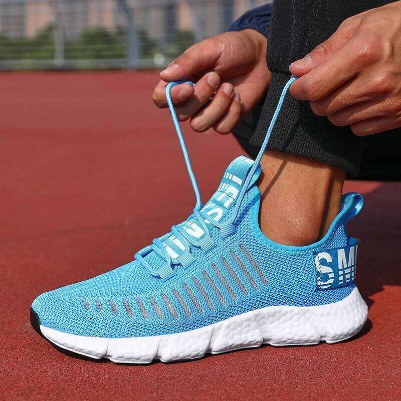 Summer Men Sneakers Lightweight Breathable Mesh Outdoor Casual Fashionable Tennis Training Men's Shoes Free Shipping