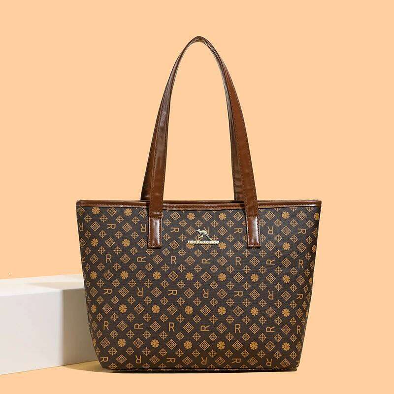New women's cross-border fashion handbag, large-capacity shoulder bag, versatile and classic tote for commuting Z260224