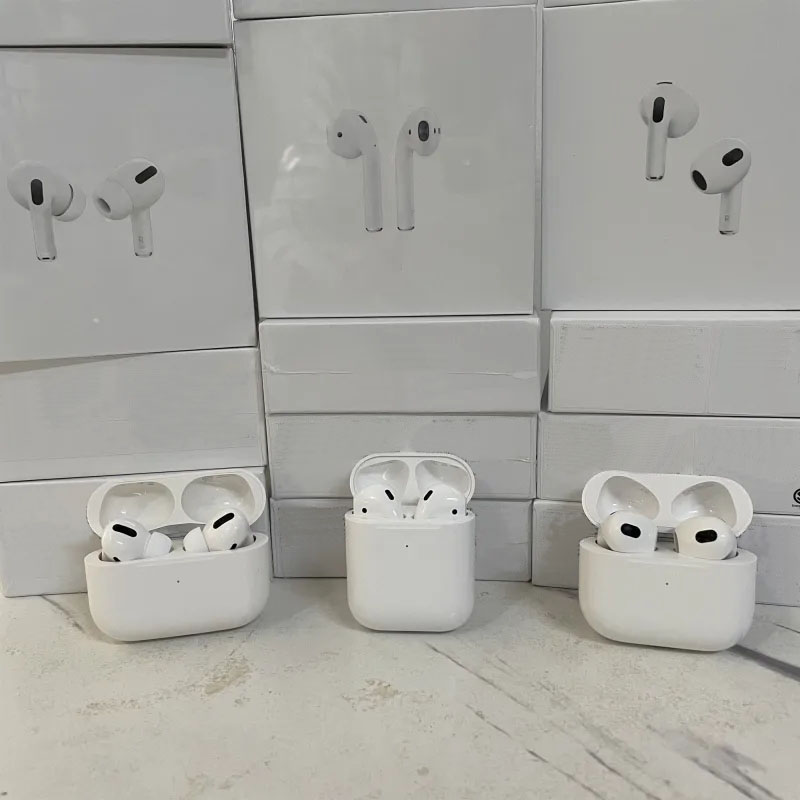 2026 New Earbuds For AirPods pro 2 2nd 3 3rd 4 Air Protective Cover ANC Bluetooth earphone Earbuds Wireless Charging Box For Apple IOS 17 16 15 14 13 12 Android Phones