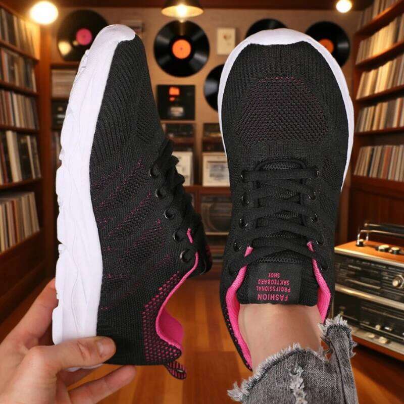 Women's Ultra Breathable Micro Women Delicate Shoe Soft Lined Net Comfortable Multifunctional Sneakers Zapatos De Mujer