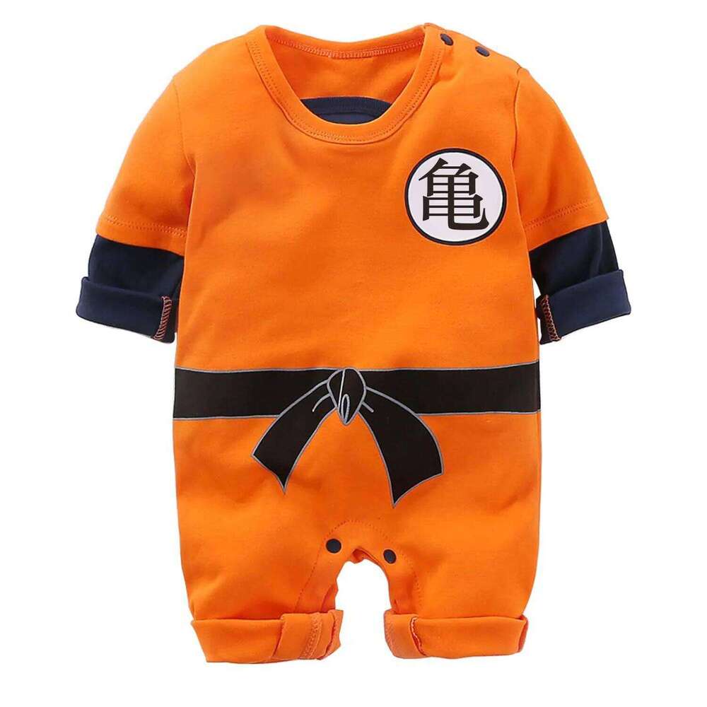 IURNXB Newborn Baby Anime Romper Cotton Long Sleeve Outfit Infant GUI Print Cosplay Costume Jumpsuit Clothes 0-24M 26Y0224