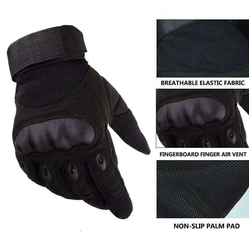 Motorcycle gloves Tactical Cycling Glove Sport Climbing Paintball Shooting Hunting Riding Ski Full Finger Gloves 26H0224