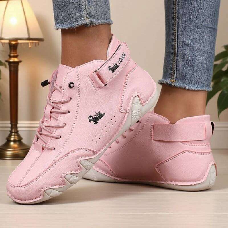 Luxury Bare Women's Fashion Sneakers Design Soft Bottom Breathable Non Slip Walking Shoes Outdoor Driving Motorcycle Boots