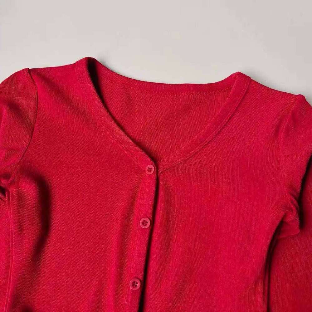 Slim Fit Button Down Yoga Top, Women's V-Neck Long Sleeve Workout Shirt, Lightweight Cover Up for Gym 26Y0224