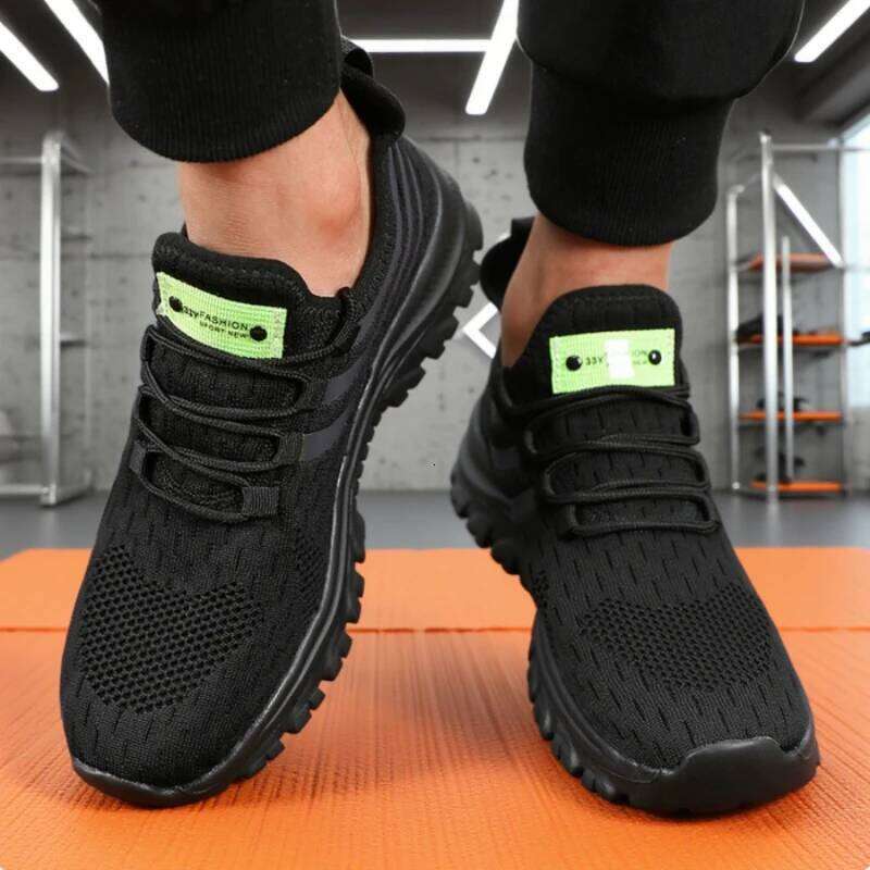 Men's Shoes Casual Platform Mesh Soft Anti Slip Loafers Outdoor Youth Luxury Running 2025 New Fashionable Couple Tennis Sneakers