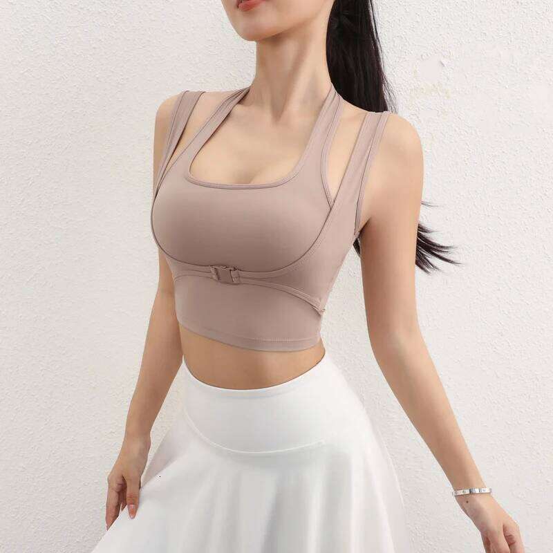 Hot Sales Bras New Design Yoga Wear Breathable Double Straps Running Fitness Sports Bra For Women 26Y0224