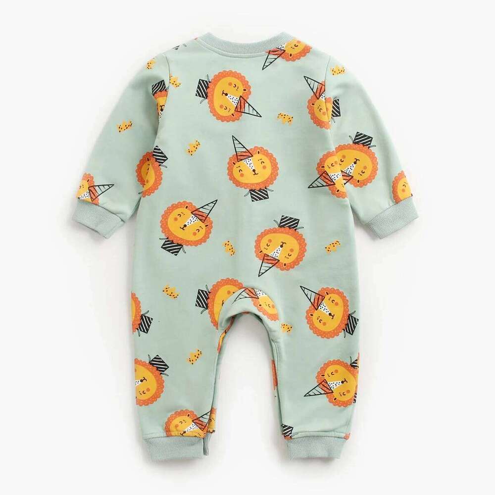 Sanlutoz Cotton Baby Rompers Long Sleeve Infants Jumpsuits Lovely Autumn Winter Toddler Clothes 26H0224