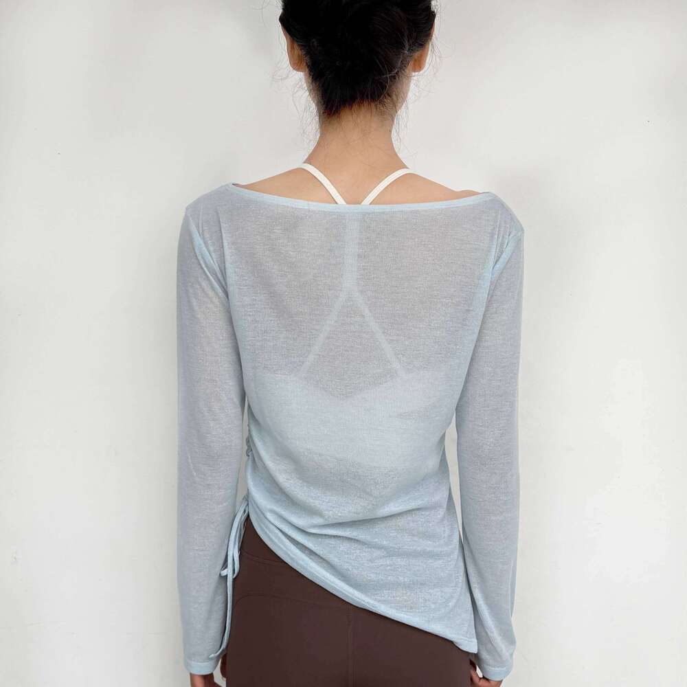 Women's Long Sleeve Sports Yoga Wear Fitness T-Shirt Quick-dry Running T-shirt Workout Top Female Gym Shirt Clothing 26Y0224