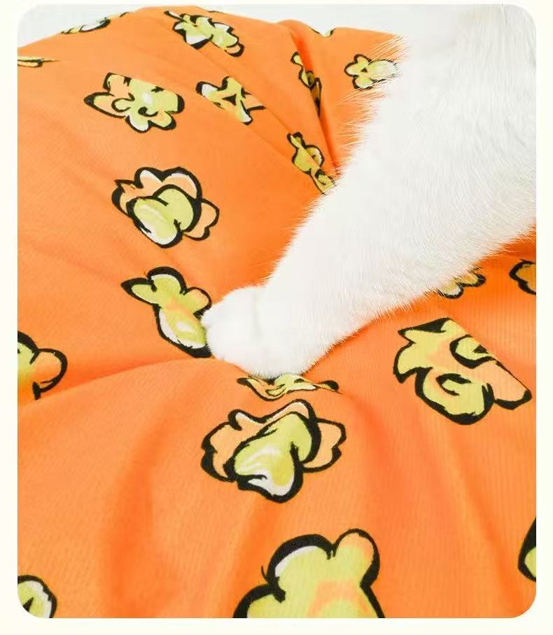 Cat nest winter warm Internet celebrity popcorn cat nest yurt removable instant noodle bucket nest cat nest antifreeze warm
