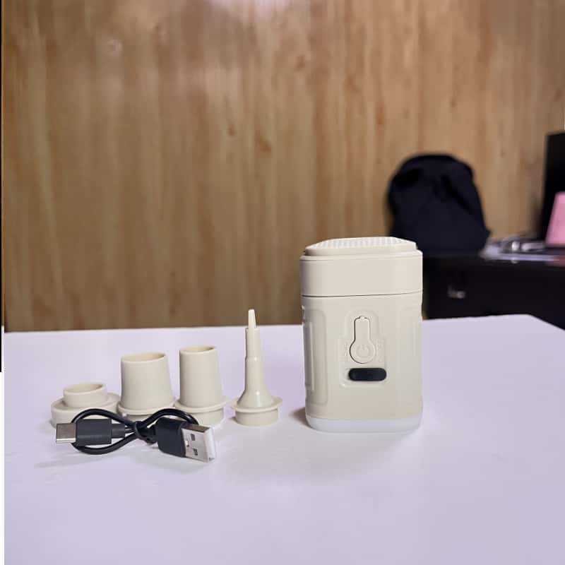 Rechargeable Waterproof Illumination Device for Camping Dual Function of Lights and Pump