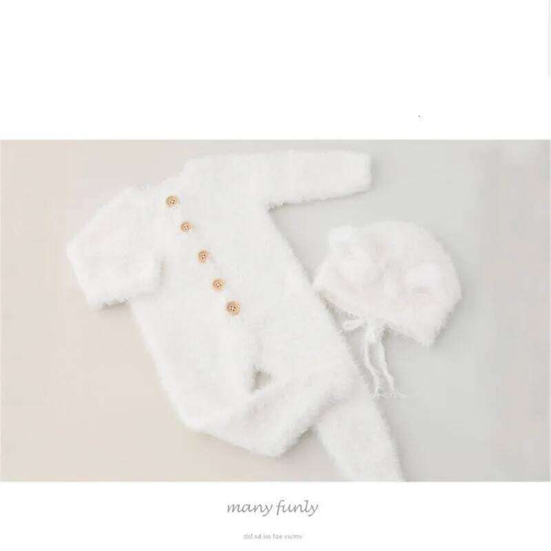 Newborn romper photography props,baby handmade bear clothes for baby shoot 26H0224
