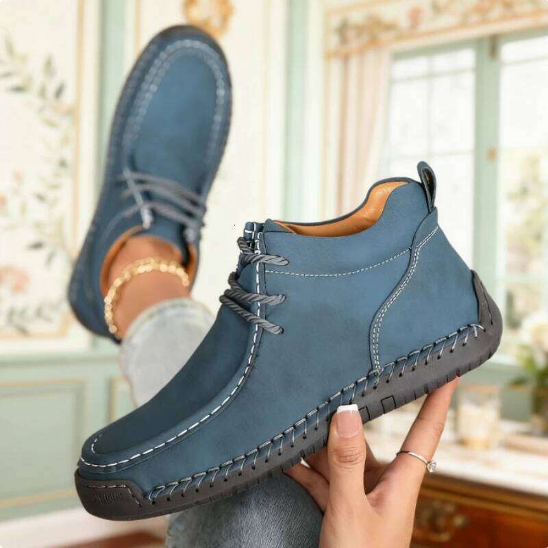 Women's Moccasins Comfortable Slip on Casual Flats Wear-resistant Lightweight Outdoor Loafers Womens Walking Shoes