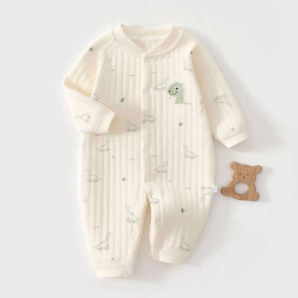 AYNIGIELL Autumn and Winter Newborn Jumpsuit, High-quality Pure Cotton Girl Clothing 0-18 Month Baby Boy Outdoor Wear 26H0224