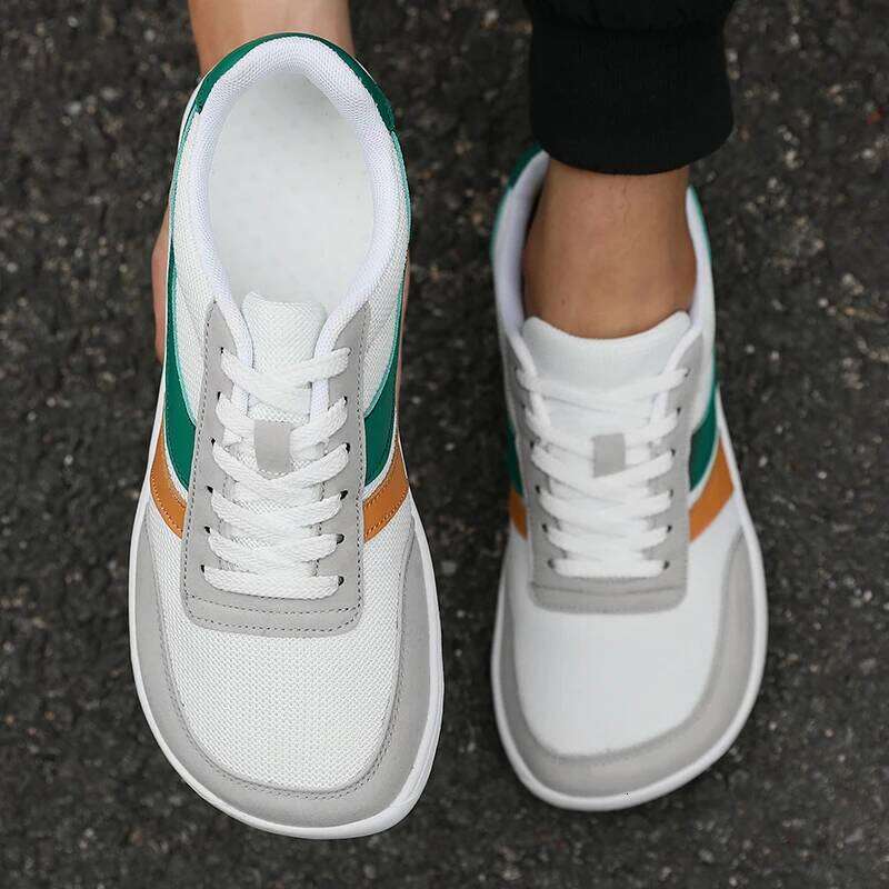 New Wide-Toe-Box Barefoot Minimalist Breathable Comfortable Casual Shoes Fashion Lightweight Walking Sneakers for Men