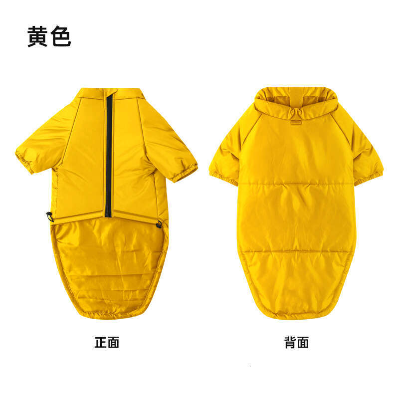 Famous brand New Cross Border Clothing for Large Dogs Pet Dog Coat Two Legged Cotton Jacket Fleece Wholesale Customizable pupakaIK