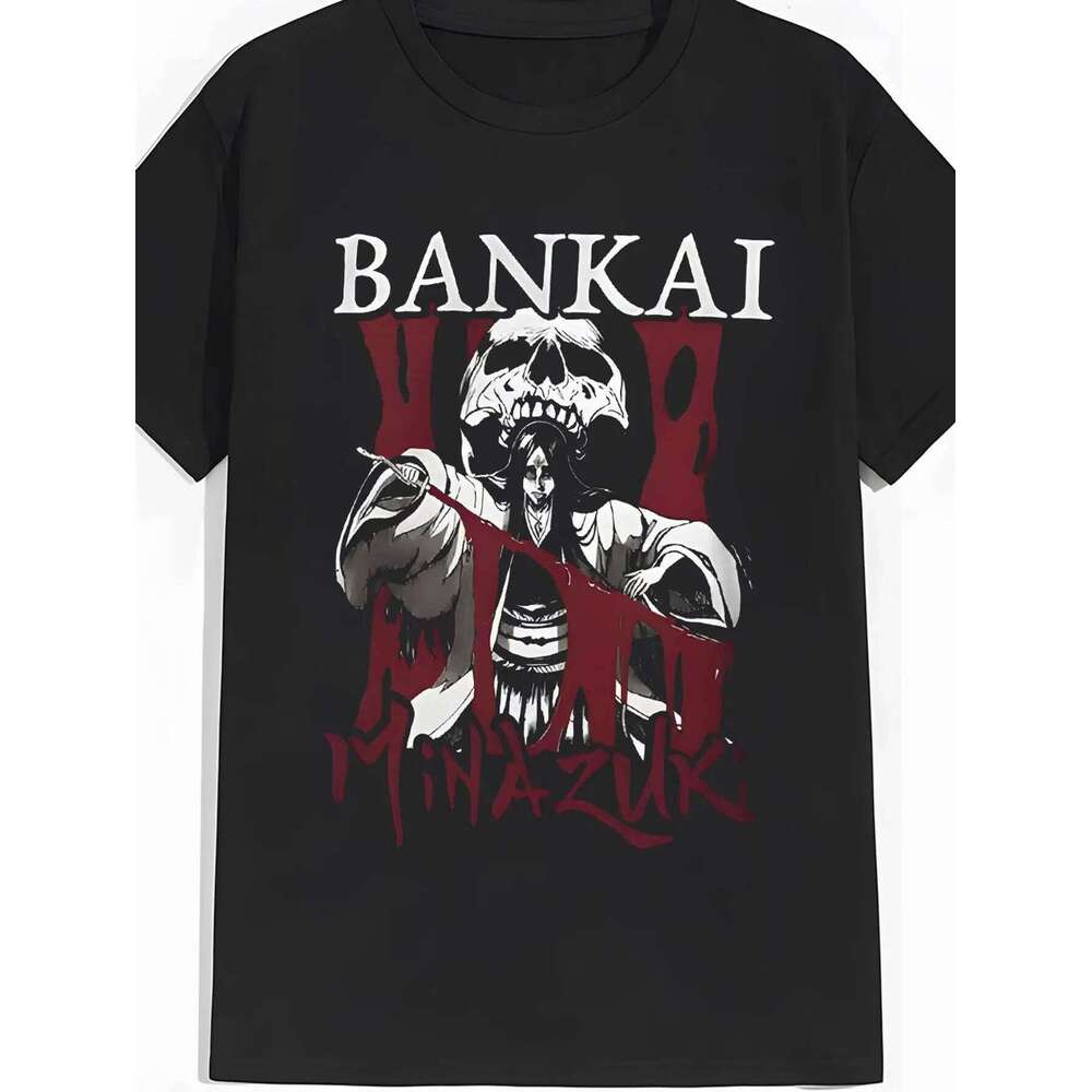 Pattern Black Four Seasons Clothing Men's Cartoon T-shirt Short Sleeve Fashion Print H260224