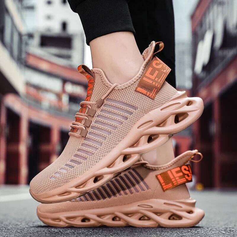 MAEDEF Men Comfortable Casual Sneakers Breathable Platform Running Man Mesh Sport Shoes Waling Tenis Masculino