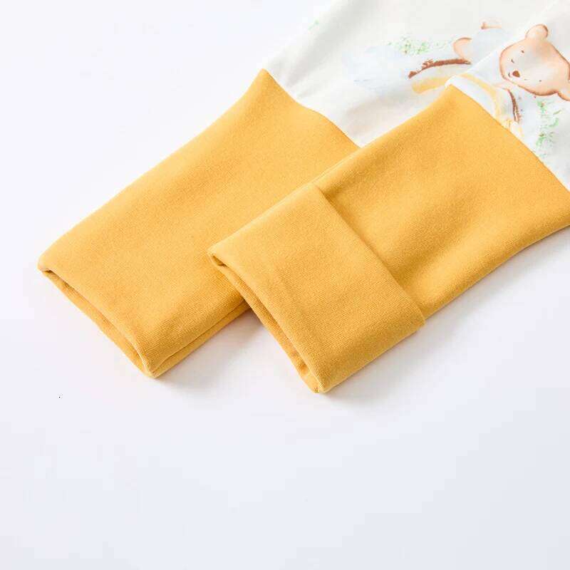 1-6T Children Footed Onesie Pajamas Toddler Baby Zipper Romper loungewear Boy Girl Spring Autumn Cotton Long Sleeves Sleepwear 26H0224