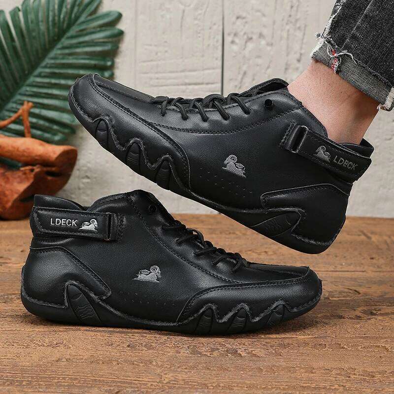 Men's Eye-catching Retro Design Flat Are Comfortable Breathable Non Slip Lightweight Durable Outdoor Walking Trend Shoes