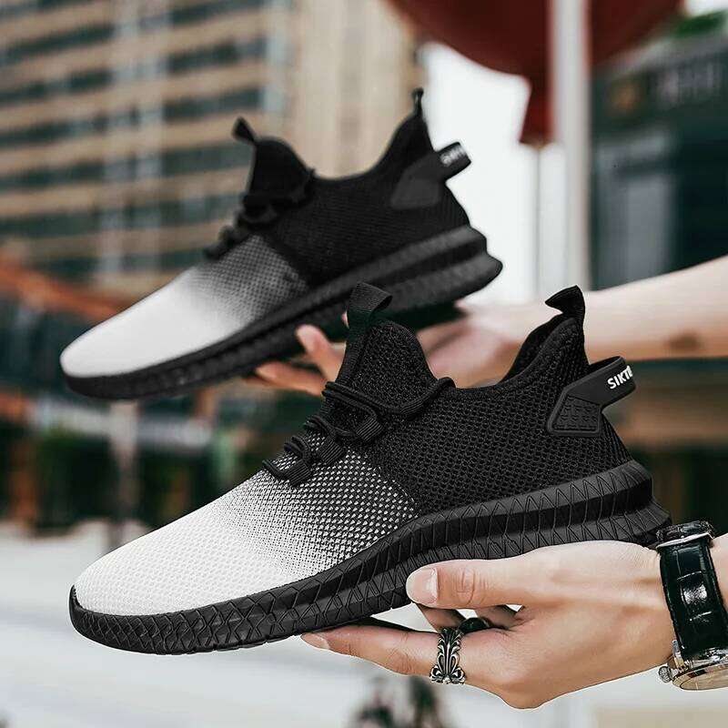 MAEDEF 2024 Men's Running Shoe Fashion Man Casual Shoes High Quality Lightweight Flexible Anti-slip Sneaker Comfortable Footwear