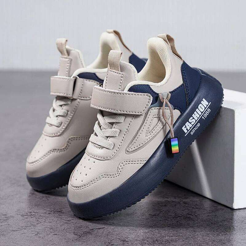 Boys Tenis Children Fashion Luxury Leather Kids Casual Sneaker Platform Sports Shoes for Boy 4 To 12 Years 26W0224