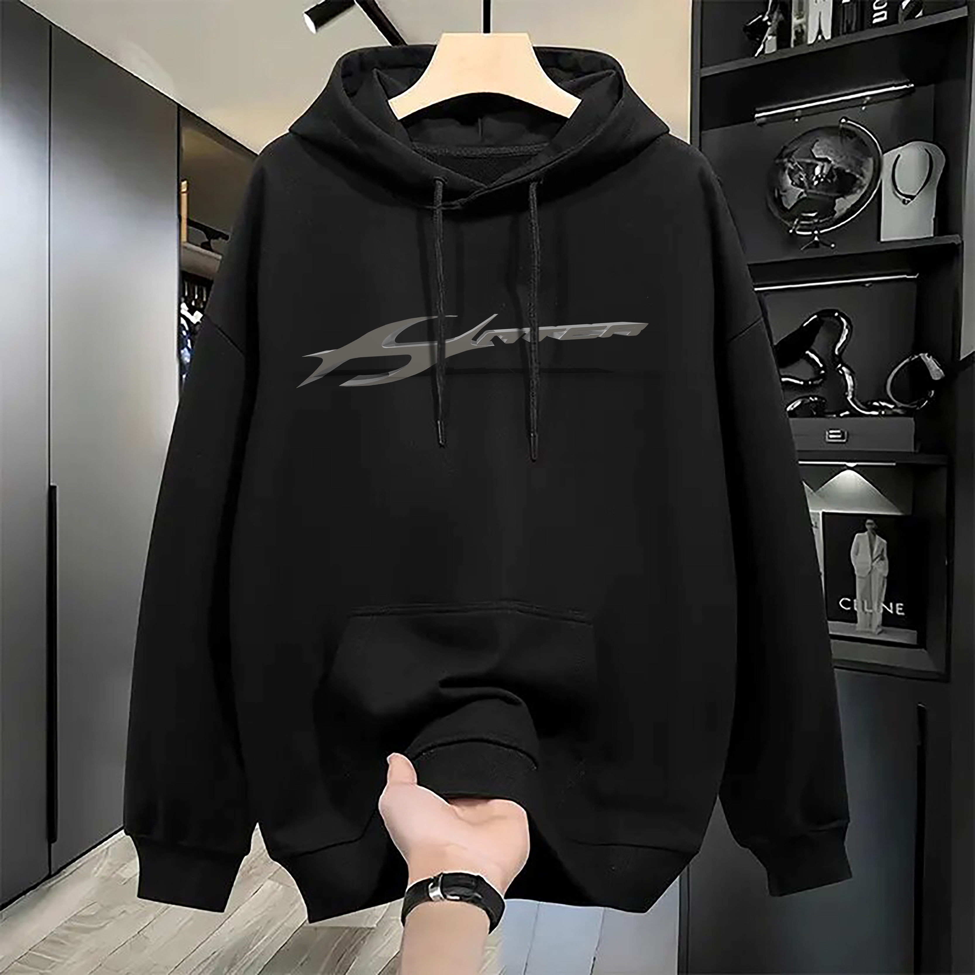 Women's T-Shirt Hoodie, long sleeve New Pure Cotton Versatile Luxury Short-Sleeve T-Shirt for Men and Women