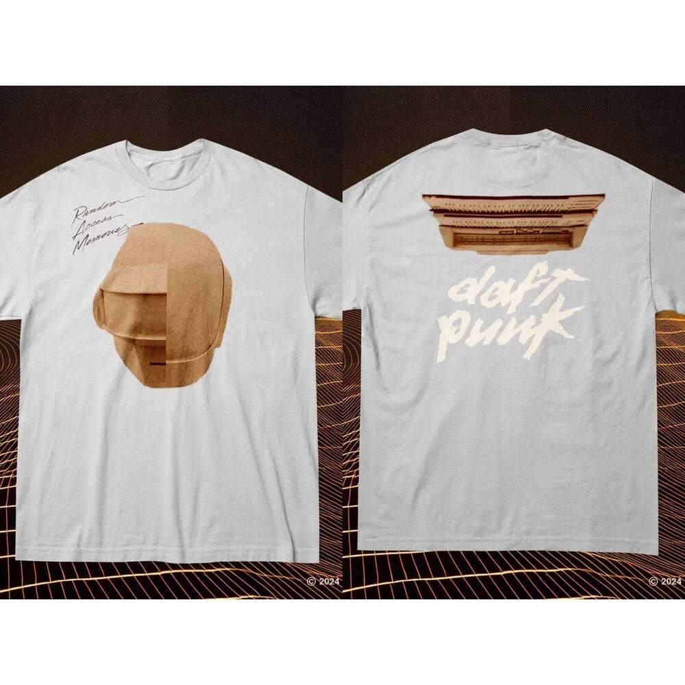 Heavy Metal Band T-shirts DAFT PUNK and Leiji Matsumoto Print T-shits Casual Cotton Oversized Short Sleeve Rock Punk Women Tee C260224