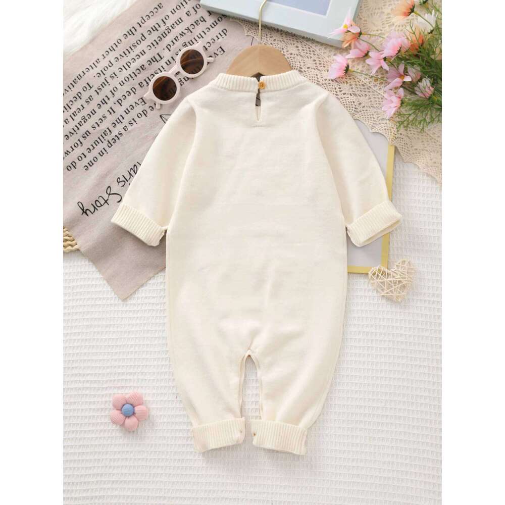Spring & Fall Clothes, Newborn , Long-Sleeved Flower Romper, Male and Female Baby Butterfly Clothes 26H0224